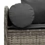 Sofá de jardín de 3 plazas con cojines ratán sintético gris by , Outdoor sofas - Ref: Foro24-4104174, Price: 238,98 €, Discou...