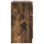 Aparador con cajón roble ahumado 71x35x65 cm madera ingeniería by , Sideboards - Ref: Foro24-861575, Price: 80,91 €, Discount: %