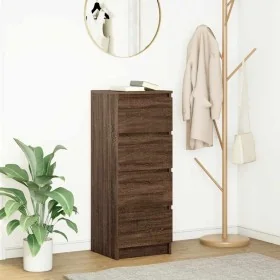 Aparador roble marrón 37,5x35x99 cm madera de ingeniería von , Sideboards - Ref: Foro24-861703, Preis: 79,76 €, Rabatt: %