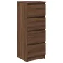 Aparador roble marrón 37,5x35x99 cm madera de ingeniería de , Aparadores - Ref: Foro24-861703, Precio: 79,76 €, Descuento: %