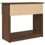 Mesa consola con cajones roble marrón 85,5x38,5x74,5 cm von , Seitentische - Ref: Foro24-861397, Preis: 78,99 €, Rabatt: %