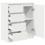 Aparador con cajones blanco 71x35x84 cm madera de ingeniería de , Aparadores - Ref: Foro24-861580, Precio: 100,79 €, Descuent...