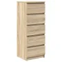 Aparador con cajones roble Sonoma 37,5x35x99 cm von , Sideboards - Ref: Foro24-861762, Preis: 92,90 €, Rabatt: %