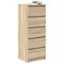 Aparador con cajones roble Sonoma 37,5x35x99 cm von , Sideboards - Ref: Foro24-861762, Preis: 92,90 €, Rabatt: %