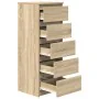 Aparador con cajones roble Sonoma 37,5x35x99 cm von , Sideboards - Ref: Foro24-861762, Preis: 92,90 €, Rabatt: %