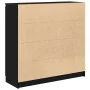 Aparador con cajones roble negro 100,5x35x98,5 cm de , Aparadores - Ref: Foro24-3328454, Precio: 168,59 €, Descuento: %