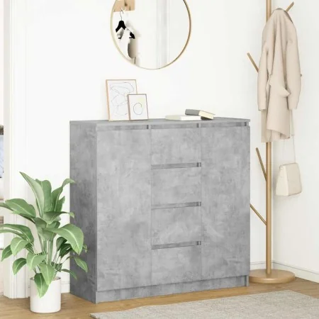 Aparador con cajones gris hormigón 100,5x35x98,5 cm von , Sideboards - Ref: Foro24-3328456, Preis: 164,94 €, Rabatt: %