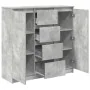 Aparador con cajones gris hormigón 100,5x35x98,5 cm von , Sideboards - Ref: Foro24-3328456, Preis: 164,94 €, Rabatt: %