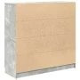 Aparador con cajones gris hormigón 100,5x35x98,5 cm von , Sideboards - Ref: Foro24-3328456, Preis: 164,94 €, Rabatt: %