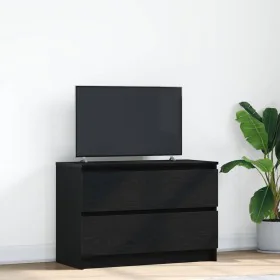 Mueble de TV de madera de ingeniería negro 80x35x54 cm von , TV-Möbel - Ref: Foro24-861788, Preis: 79,10 €, Rabatt: %