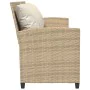 Sofá de jardín de 5 plazas con cojines ratán sintético beige by , Garden sets - Ref: Foro24-4104115, Price: 336,91 €, Discoun...