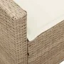 Sofá de jardín de 5 plazas con cojines ratán sintético beige by , Garden sets - Ref: Foro24-4104115, Price: 336,91 €, Discoun...
