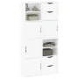 Zusätzliche Schränke 4 Stück "ODDA" weiß 40x24x79 cm von , Sideboards - Ref: Foro24-3365349, Preis: 226,89 €, Rabatt: %