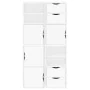 Auxiliary cabinets 4 units "ODDA" white 40x24x79 cm by , Sideboards - Ref: Foro24-3365349, Price: 226,89 €, Discount: %
