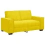 Zweiplätziges Samtsofa in Gelb, 120 cm. von , Sofas - Ref: Foro24-4105016, Preis: 204,85 €, Rabatt: %