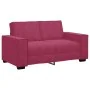 Zweiplätziges Samtsofa in Bordeauxrot, 120 cm. von , Sofas - Ref: Foro24-4105014, Preis: 204,85 €, Rabatt: %