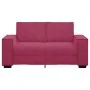 Zweiplätziges Samtsofa in Bordeauxrot, 120 cm. von , Sofas - Ref: Foro24-4105014, Preis: 204,85 €, Rabatt: %
