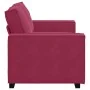 Zweiplätziges Samtsofa in Bordeauxrot, 120 cm. von , Sofas - Ref: Foro24-4105014, Preis: 204,85 €, Rabatt: %