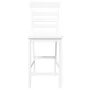 Barhocker 2 Stück Massivholz Weiß Gummi von , Küchenhocker - Ref: Foro24-4102543, Preis: 128,71 €, Rabatt: %