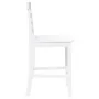 Barhocker 2 Stück Massivholz Weiß Gummi von , Küchenhocker - Ref: Foro24-4102543, Preis: 128,71 €, Rabatt: %