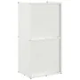 Weißer Holzstapel 40x30x80 cm Kaltgewalzter Stahl von , Brennholztaschen und -halter - Ref: Foro24-864188, Preis: 80,61 €, Ra...