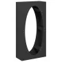 Black firewood rack 50x23x100 cm Cold rolled steel by , Firewood bags and holders - Ref: Foro24-864181, Price: 86,76 €, Disco...