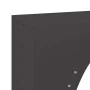 Black firewood rack 50x23x100 cm Cold rolled steel by , Firewood bags and holders - Ref: Foro24-864181, Price: 86,76 €, Disco...