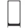 Schwarzer Holzträger 44x28x90 cm Kaltgewalzter Stahl von , Brennholztaschen und -halter - Ref: Foro24-864207, Preis: 58,50 €,...