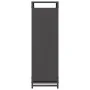 Schwarzer Holzträger 44x28x90 cm Kaltgewalzter Stahl von , Brennholztaschen und -halter - Ref: Foro24-864207, Preis: 58,50 €,...