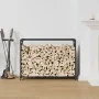 Anthracite firewood rack 90x28x65 cm Cold rolled steel by , Firewood bags and holders - Ref: Foro24-864205, Price: 61,14 €, D...