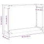 Anthrazit-Holzofen 90x28x65 cm Kaltgewalzter Stahl von , Brennholztaschen und -halter - Ref: Foro24-864205, Preis: 61,14 €, R...