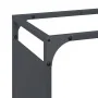 Anthrazit-Holzträger 44x28x65 cm Kaltgewalzter Stahl von , Brennholztaschen und -halter - Ref: Foro24-864197, Preis: 51,84 €,...