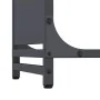 Anthrazit-Holzträger 44x28x65 cm Kaltgewalzter Stahl von , Brennholztaschen und -halter - Ref: Foro24-864197, Preis: 51,84 €,...