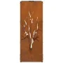 Holzregal 40x30x80 cm aus Cortenstahl von , Brennholztaschen und -halter - Ref: Foro24-864230, Preis: 56,45 €, Rabatt: %