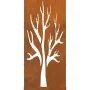 Leñero 40x30x80 cm acero corten de , Bolsas y soportes de leña - Ref: Foro24-864230, Precio: 56,45 €, Descuento: %