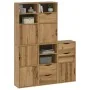 Nebenschränke 5 Stück "ODDA" 40x24x79 cm Massivholz Kiefer von , Sideboards - Ref: Foro24-3365356, Preis: 271,79 €, Rabatt: %