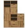 5 units of "ODDA" auxiliary cabinets 40x24x79 cm Solid pine wood by , Sideboards - Ref: Foro24-3365356, Price: 271,79 €, Disc...