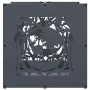 Anthracite firewood holder 40x40x40 cm Cold rolled steel by , Firewood bags and holders - Ref: Foro24-864251, Price: 45,21 €,...