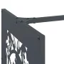 Anthracite firewood holder 40x40x40 cm Cold rolled steel by , Firewood bags and holders - Ref: Foro24-864251, Price: 45,21 €,...