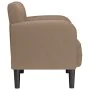 Armchair with armrests, cappuccino color, 54 cm, synthetic leather. by , Armchairs - Ref: Foro24-4100533, Price: 132,08 €, Di...
