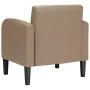 Armchair with armrests, cappuccino color, 54 cm, synthetic leather. by , Armchairs - Ref: Foro24-4100533, Price: 132,08 €, Di...