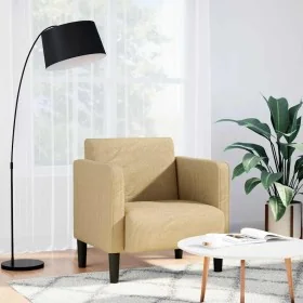 Sessel mit Armlehnen, aus hellem grün-grauem Samtstoff, 54 cm. von , Sessel - Ref: Foro24-4100519, Preis: 120,23 €, Rabatt: %