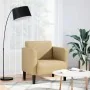 Sessel mit Armlehnen, aus hellem grün-grauem Samtstoff, 54 cm. von , Sessel - Ref: Foro24-4100519, Preis: 120,23 €, Rabatt: %