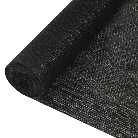 Black HDPE privacy net 1.5x10 m 150 g/m² by vidaXL, Umbrellas - Ref: Foro24-149341, Price: 38,34 €, Discount: %
