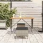 3-teiliges Garten-Esszimmer-Set mit grauen Polstern aus synthetischem Rattan. von , Gartensets - Ref: Foro24-4104136, Preis: ...