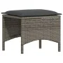 3-teiliges Garten-Esszimmer-Set mit grauen Polstern aus synthetischem Rattan. von , Gartensets - Ref: Foro24-4104136, Preis: ...
