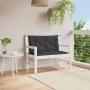 Garden bench cushion in black Oxford fabric 100x(50+50)x7 cm by , Cushions for chairs and sofas - Ref: Foro24-314999, Price: ...