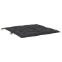 Garden bench cushion in black Oxford fabric 100x(50+50)x7 cm by , Cushions for chairs and sofas - Ref: Foro24-314999, Price: ...