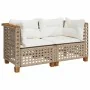 Corner garden sofas with 2 synthetic rattan beige cushions by , Outdoor sofas - Ref: Foro24-365937, Price: 191,48 €, Discount: %