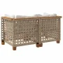 Corner garden sofas with 2 synthetic rattan beige cushions by , Outdoor sofas - Ref: Foro24-365937, Price: 191,48 €, Discount: %